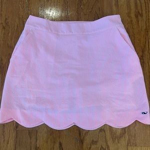 Vineyard Vines women’s Seersucker Scallop Skort.